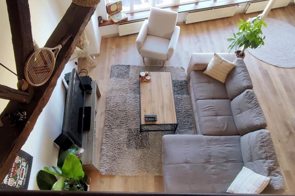 Duplex Atypique Dans La Cite Medievale Laon Exterior foto